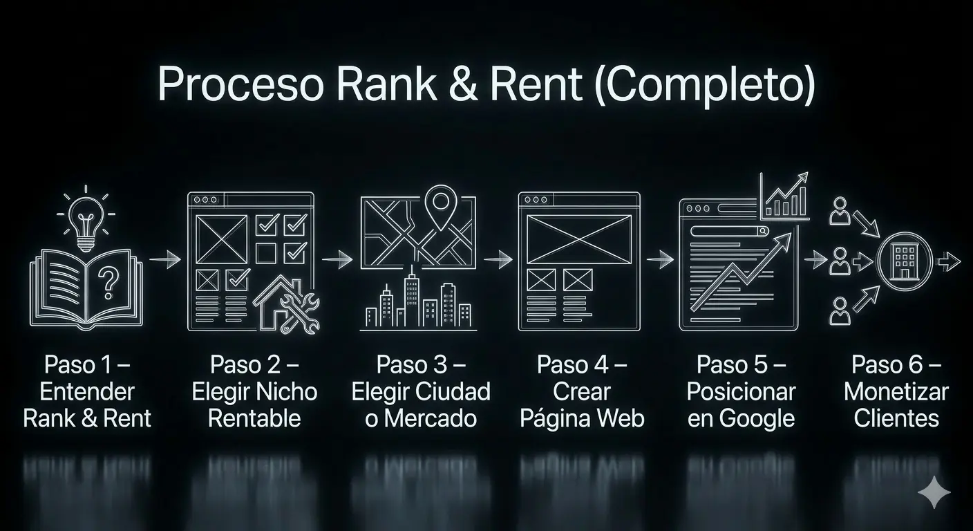 proceso para empezar rank and rent creando webs que generan clientes