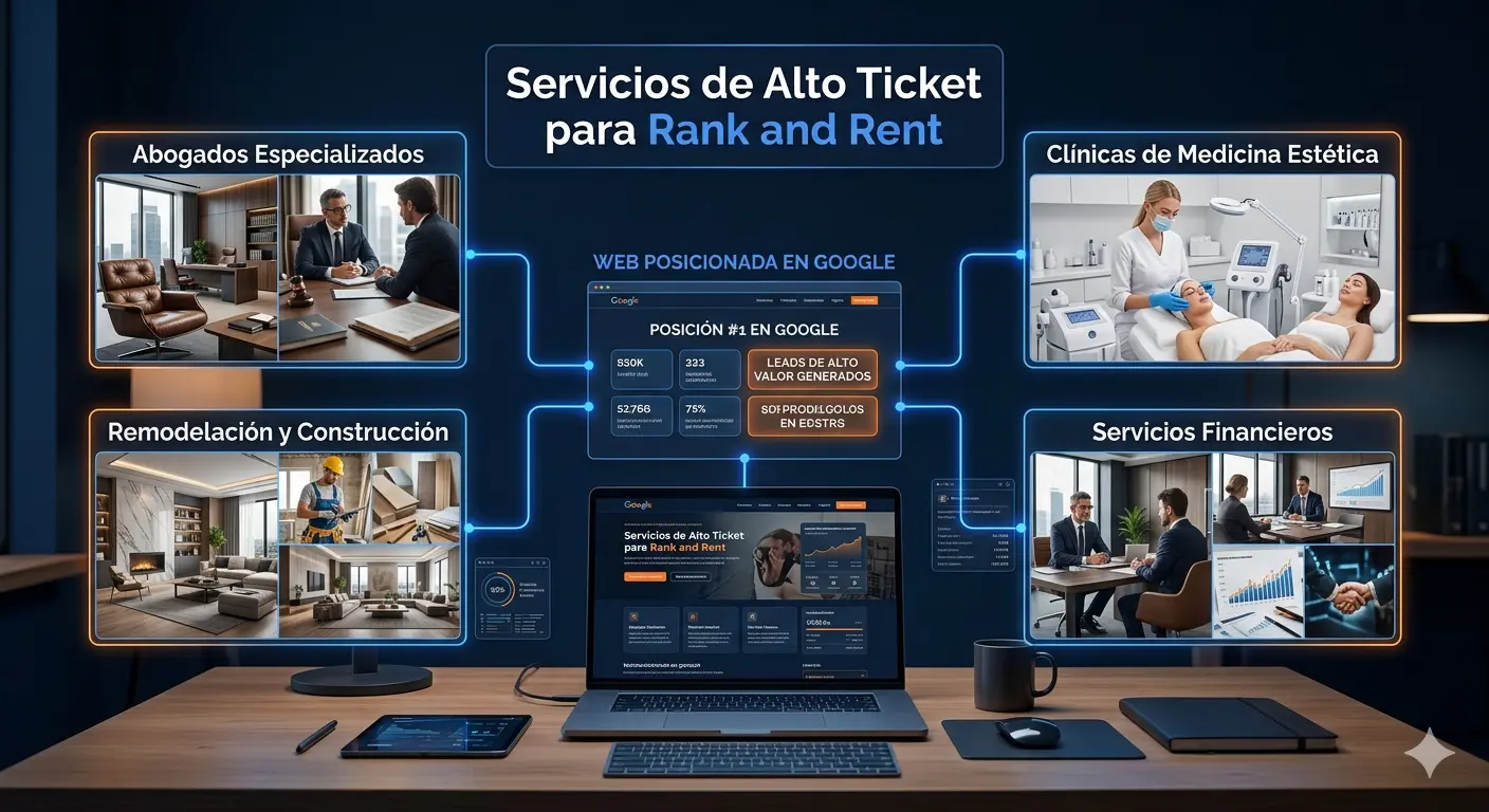 servicios de alto ticket para rank and rent