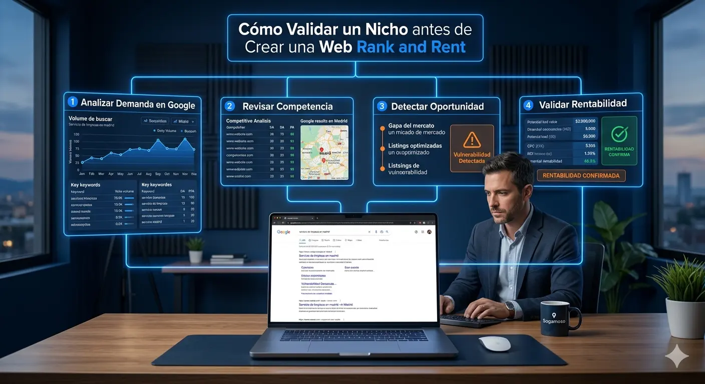 como validar un nicho antes de crear una web