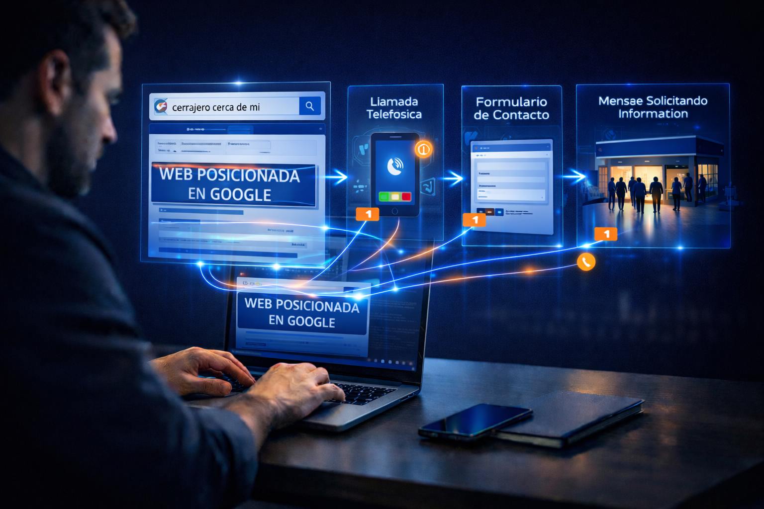 estrategia para vender leads a negocios desde webs posicionadas en google